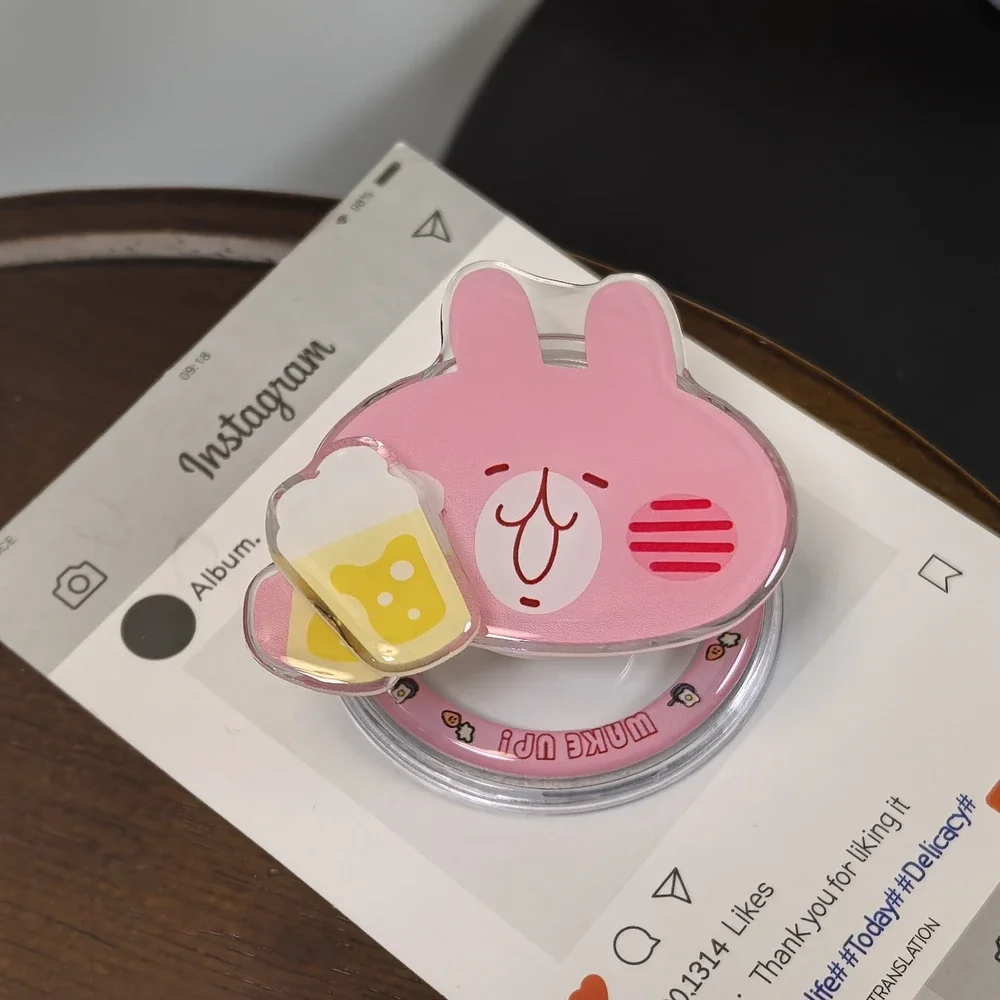 Miffy Rabbit Niedlicher Cartoon für Magsafe Magnetischer Telefonhalter Griptok Grip Tok Ständer für iPhone Samsung Faltbarer kabelloser Ladehalter – Detail 9