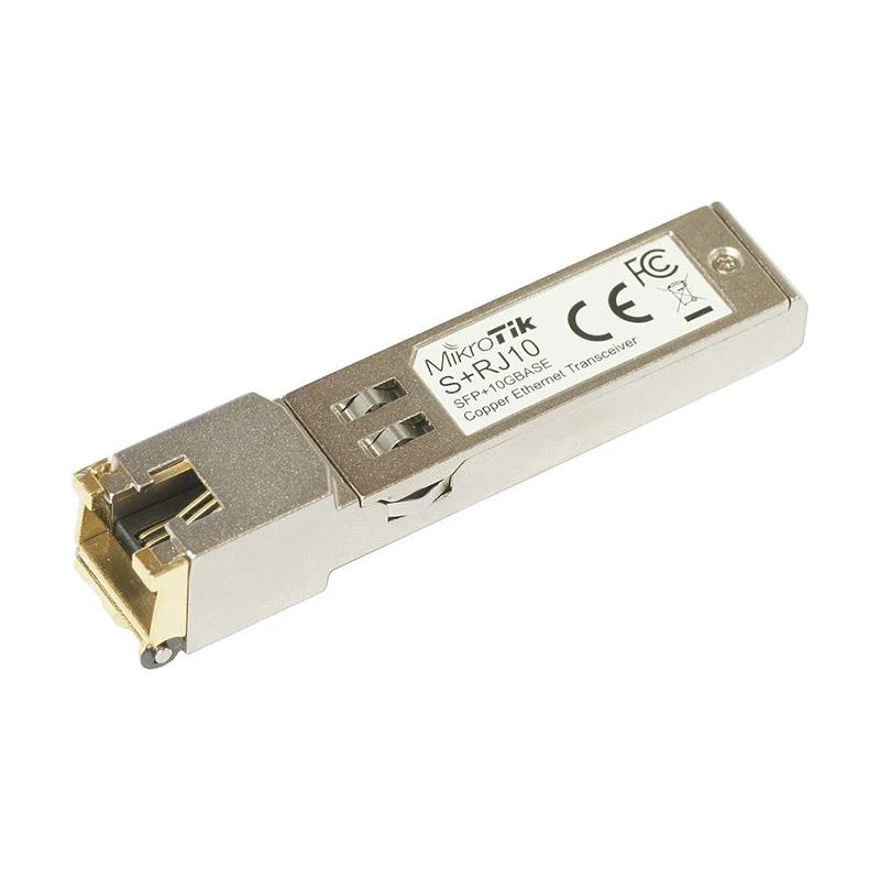 

Mikrotik S+RJ10, 10 gigabit optical power transfer module 10 gigabit electrical port ros module SFP+