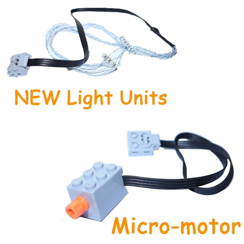 

Technical Power Functions Electric Motors 9V Micromotor Building Blocks Power Group Module Mini Motor Led Light PF Technical Toy