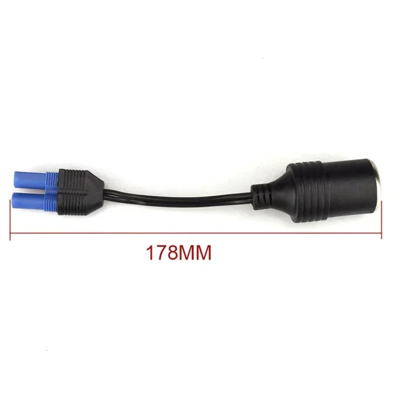 12V Portable EC5 Cigarette Lighter Socket Adapter Connector for 12V Car Battery Booster Car Jump Starter Auto USB Charger