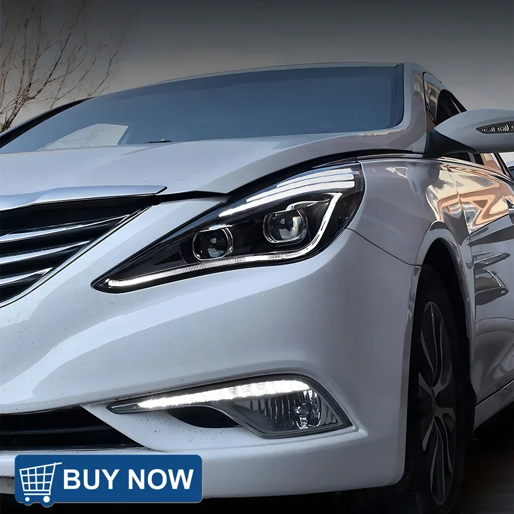 

For Hyundai Sonata 8 2011-2015 Car Front Lamp Upgrade High Configure Led Auto Headlights Assembly Projector Lens Accessories