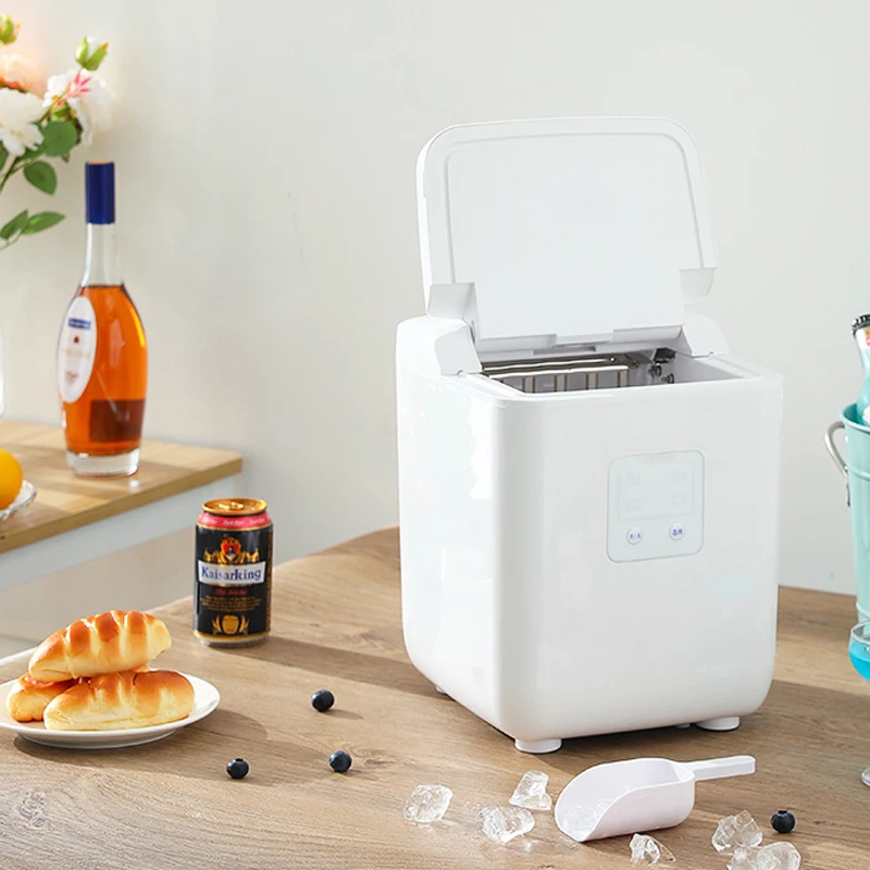 DBJ-10A à la maison mini petit fabricant de crème glacée eau précieuse 15 1948/jour rond production de glace automatique rine machine à glace 220V