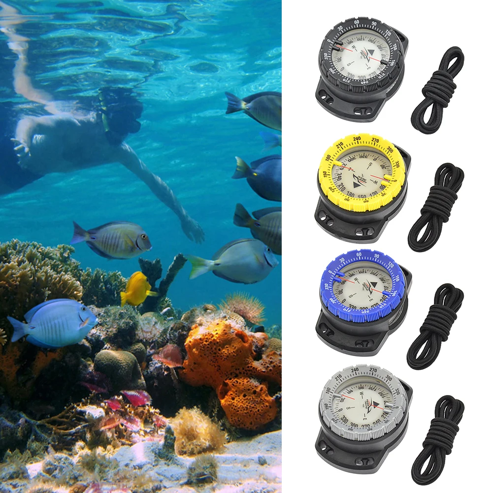 

Компас для дайвинга на 50 м, многофункциональный, для кемпинга, альпинизма, туризма, со светящейся пластиной
