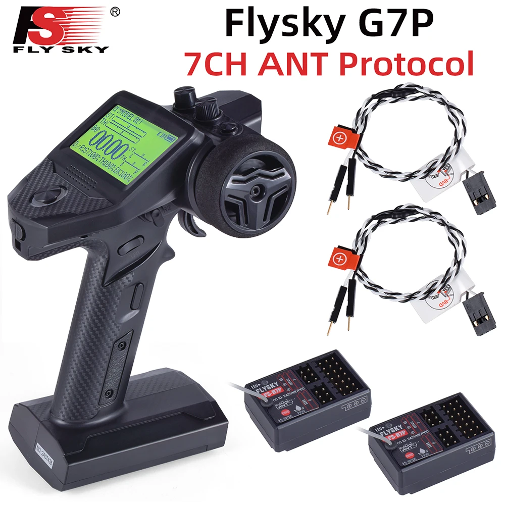 Flysky G7P RC nadajnik i odbiornik R7P FS-R7P 7CH 2.4Ghz pilot zdalnego sterowania do ciężarówka typu Crawler FS-G7P robotów łodzi samochodowych