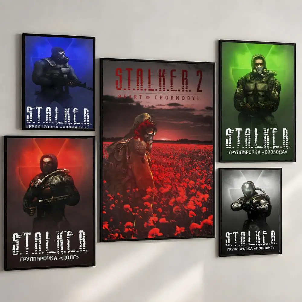 Game S.T.A.L.K.E.R. 2 Cost Of Hope FPS Poster PP Wall Art Print Removable Water-Resistant Home Decor for Bedroom Apartment Gift