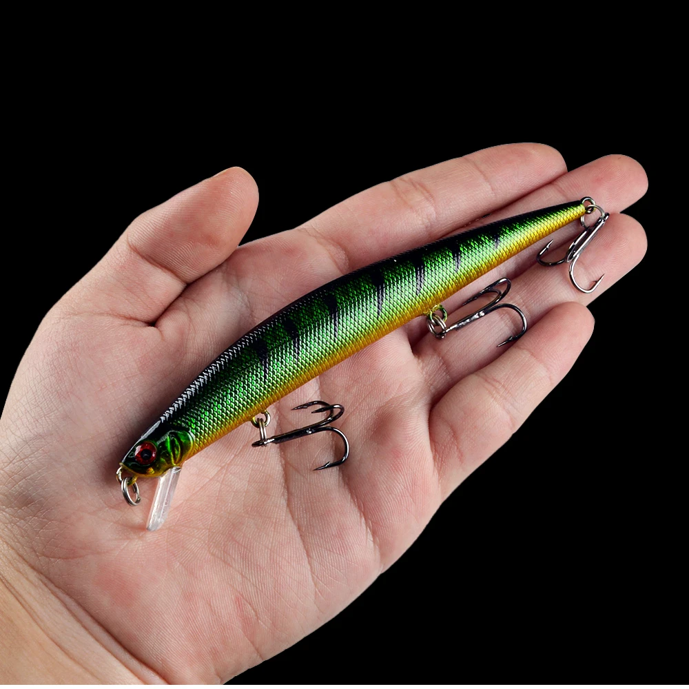 1pcs Fishing Lures 12.5cm/12g Minnow Lure Rattling High Quality Hard Bait Crankbait Wobbler Fishing Tackle Leurre Peche For Pike