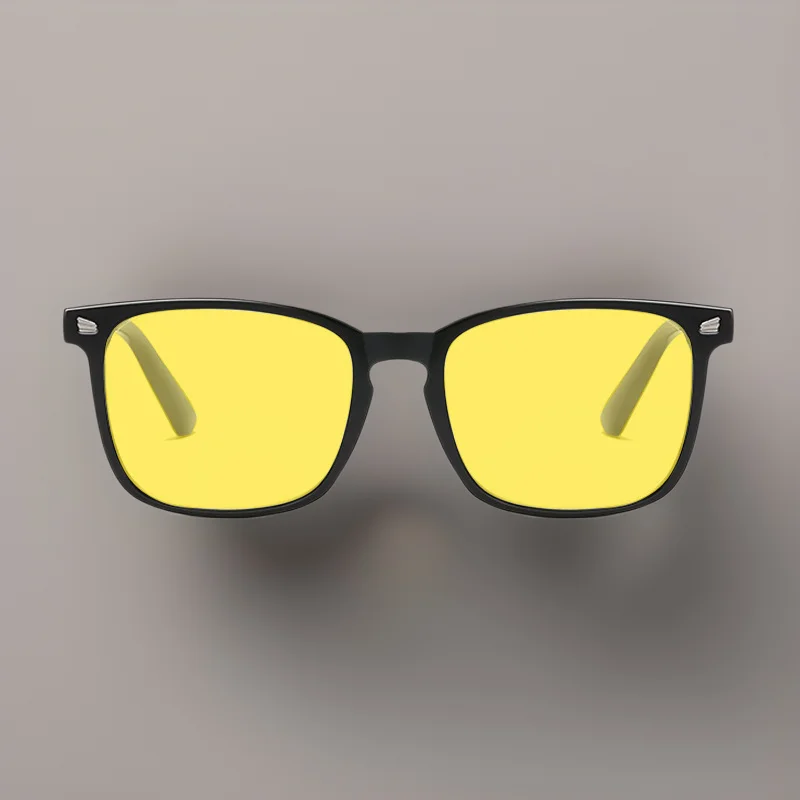 Retro Night Vision Anti Blue light Eyewear Yellow Red Men's Women's Mobile Phone Driver Glasses Computer Sports Game Goggles
