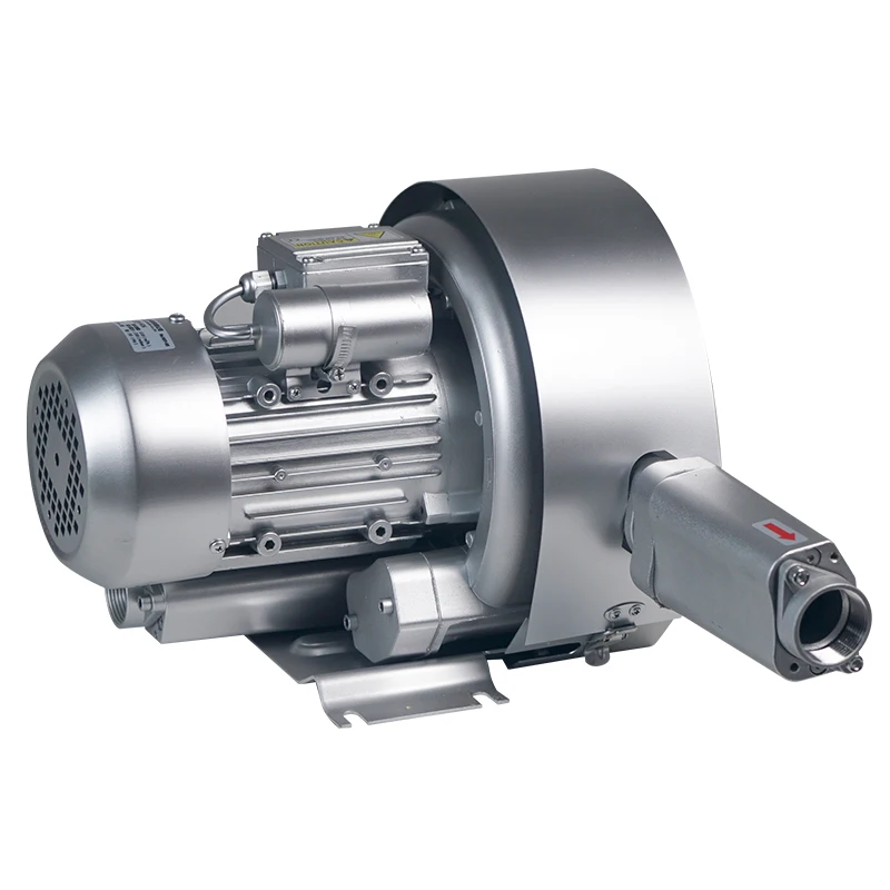 High Pressure vortex air Pump Regenerative Blower 1.5hp Double Stage vortex Ring Blower Sewage and Wastewater
