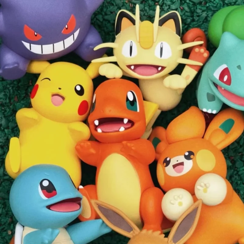 

Genuine In Stock Party Series Blind Box Pokemon Gengar‌ Squirtle Cute Car Decor Desktop Decoration Mini Anime Figures Toy Gifts