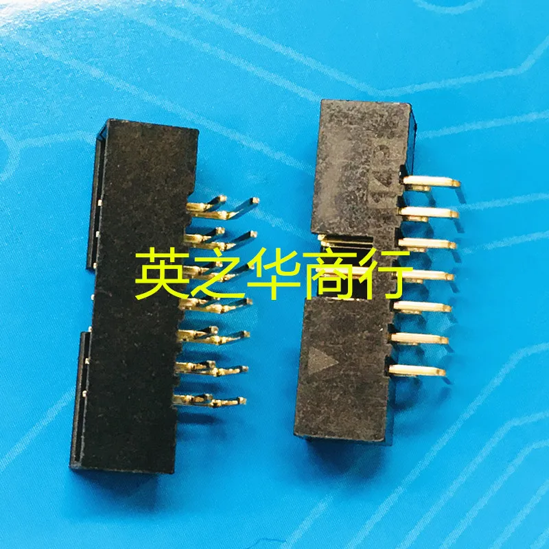 

20pcs orginal new DC3-14P 2.0MM pitch curved needle simple horn seat 2*7P JTAG socket Jane cow