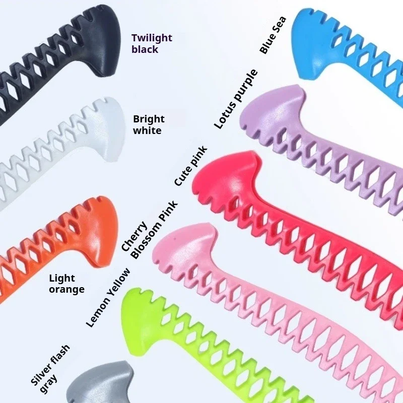 أغطية شفرات التزلج على الجليد القابلة للتمدد، أغطية حماية ناعمة من مادة TPU لهوكي الجليد، أغطية حماية قابلة للتعديل لزلاجات الشكل #4