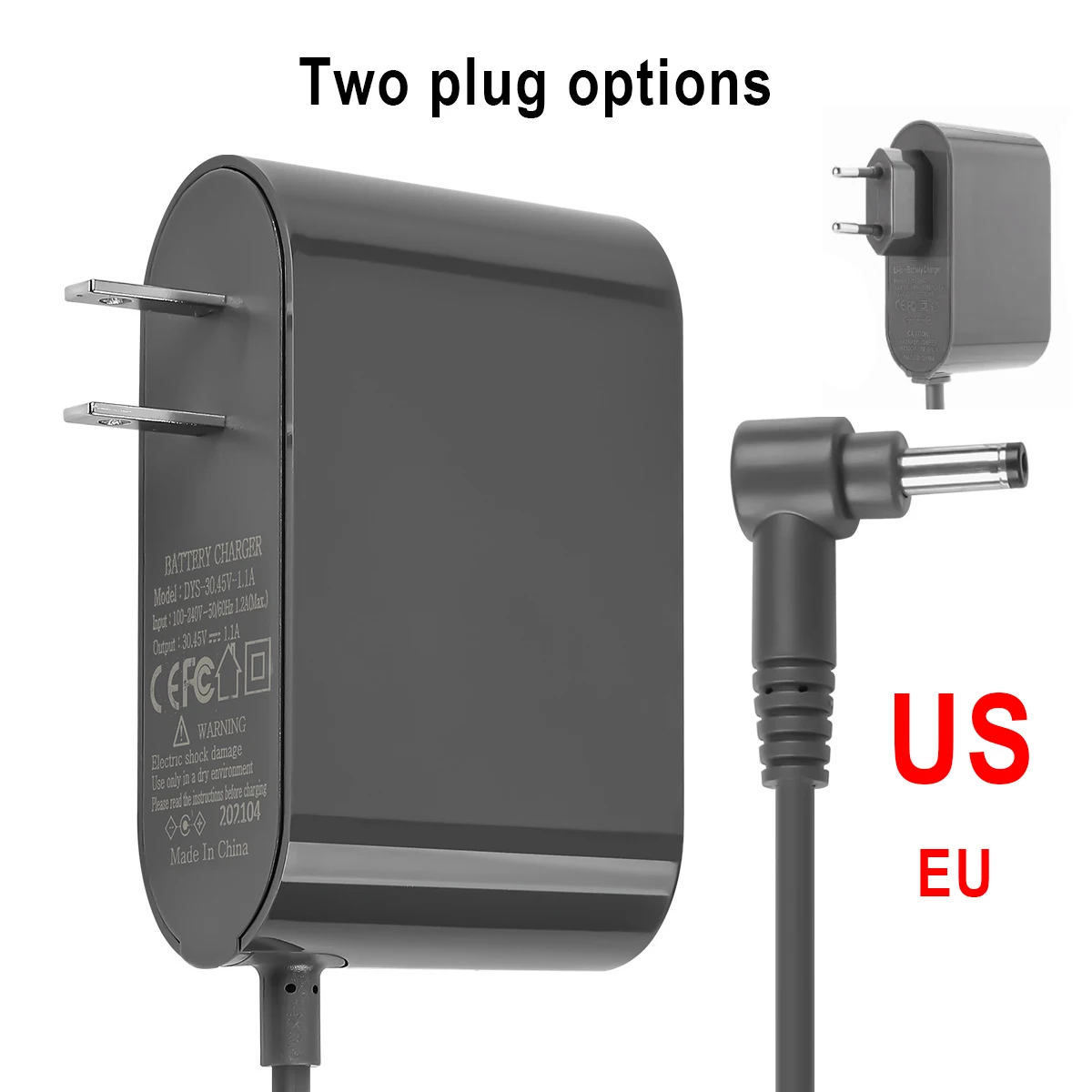 

Suitable for Dyson V10V11 vacuum cleaner universal charger 25.2V power adapter DC charging head 1.5M