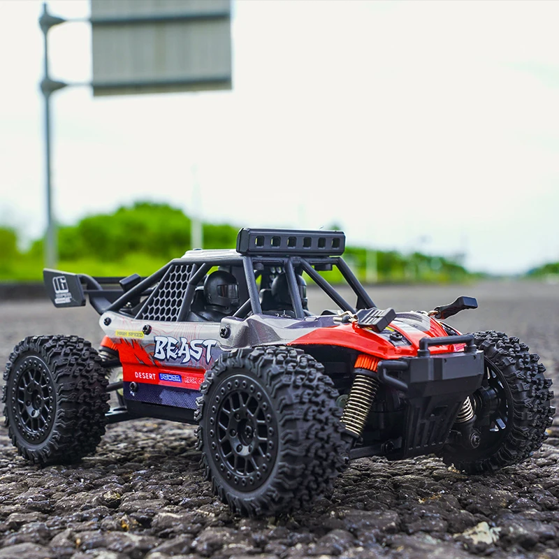 NEW RC Monster Scale 1: 24 Four-Wheel Drive High-Speed Off-Road Big Foot Vehicle 4WD 38KM/H 2.4G With LED Lights Boys Adults