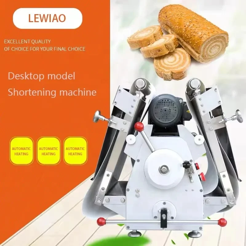 【Factory Price】Stainless Steel Puff Pastry Machine Desktop Bread Pizza Dough Sheet Shortening Making Machine