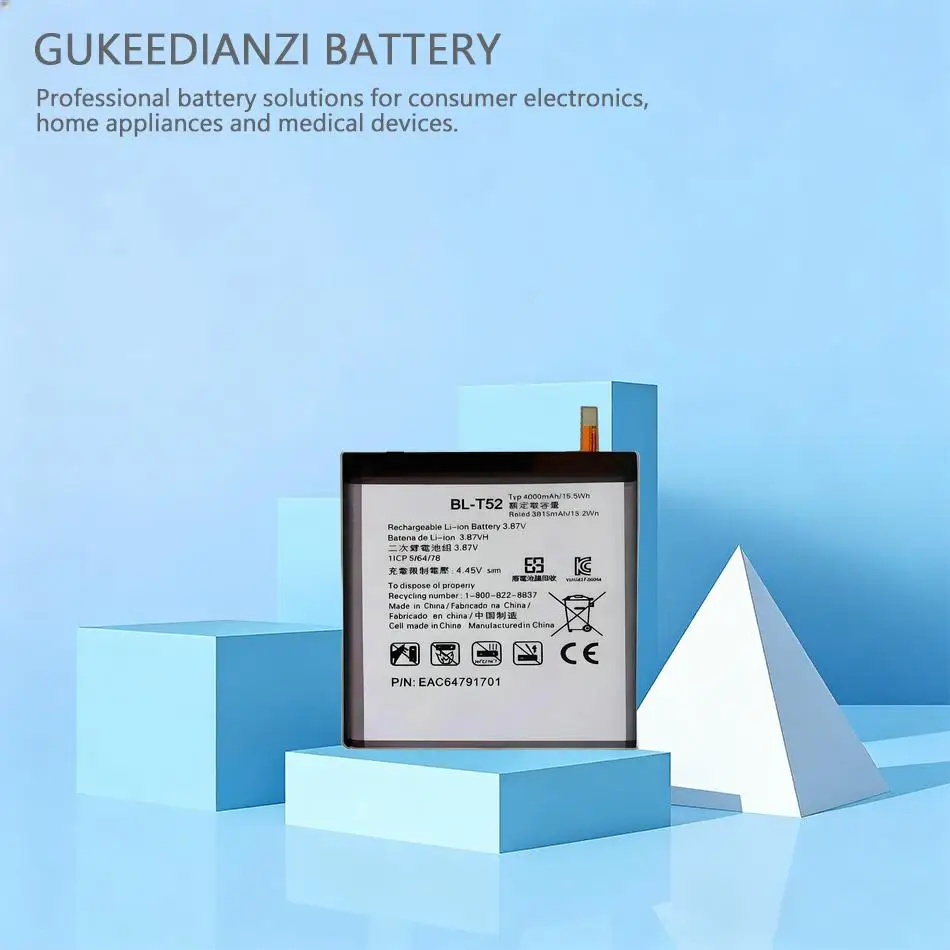 

Аккумулятор для мобильного телефона LG Wing 5G LMF100N, 4000 мАч, высокая емкость, BL-T52