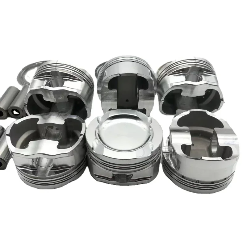 Best quality Forged pistons 84mm N54 Forged Pistons with pins and rings for BMW N54 N54B30