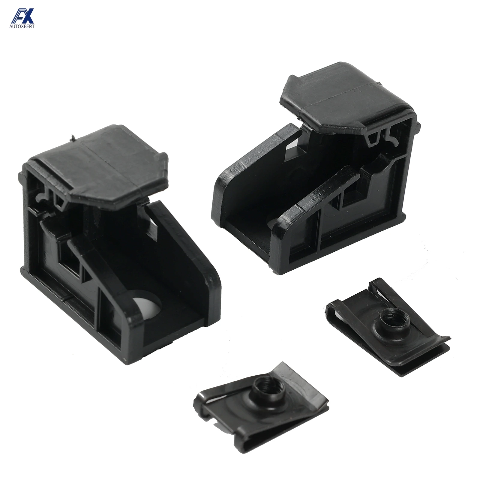 2X Kit de reparación de faros soporte de montaje izquierdo y derecho para VW POLO 6R 6R0941511 2009 2010 2011 2012 2013 2014 -2016 Clip de montaje