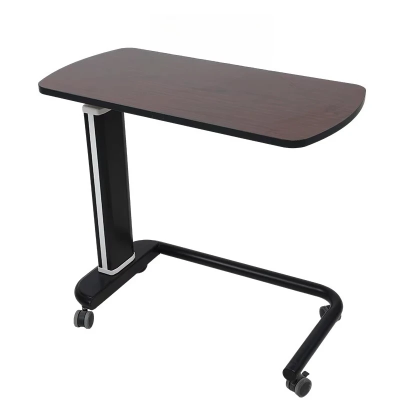 عالية الجودة سرير المستشفى طاولة السرير المحمولة قابل للتعديل المحمول الدائمة مكتب المتداول عربة الكمبيوتر المنقولة فوق السرير الجدول #2