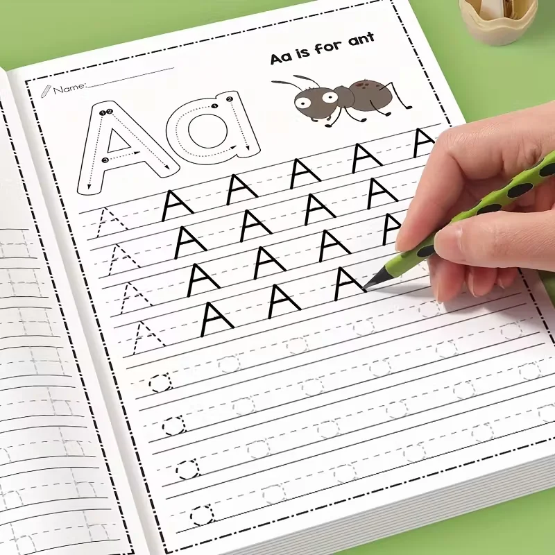 32-Page A-Z Alphabet Practice Book, Writing Exercises, Creative Coloring Adventures, English Homework, Improve Writing Skills, Easter and Christmas Gifts, Medium-Sized and Easy to Carry, Suitable for Use at Home and on the Go, English Learning Anytime, Anywhere