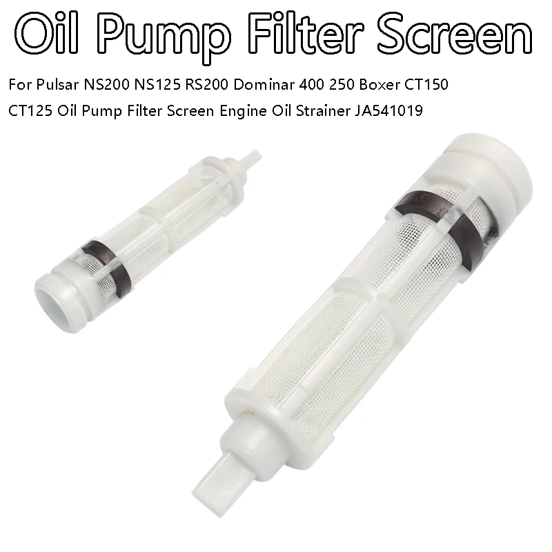 Filtro de la Bomba de Aceite del Motor JA541019 para Pulsar NS200 NS125 RS200 Dominar 400 250 Boxer CT150 CT125