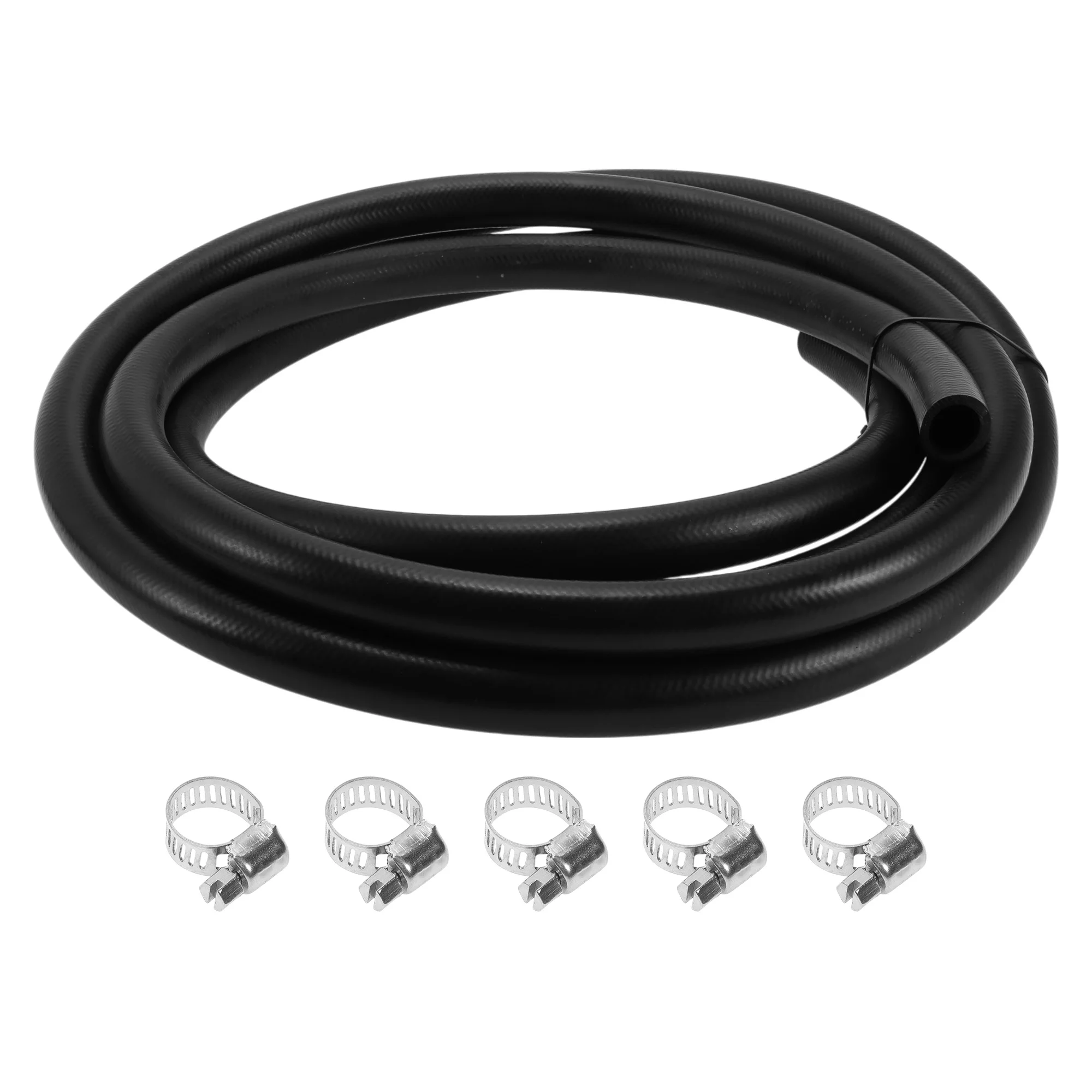 

UXCELL 3/4" Fuel Line Kit 15.09ft Vacuum Hose Automotive Fuel Hose with 5 Clamps