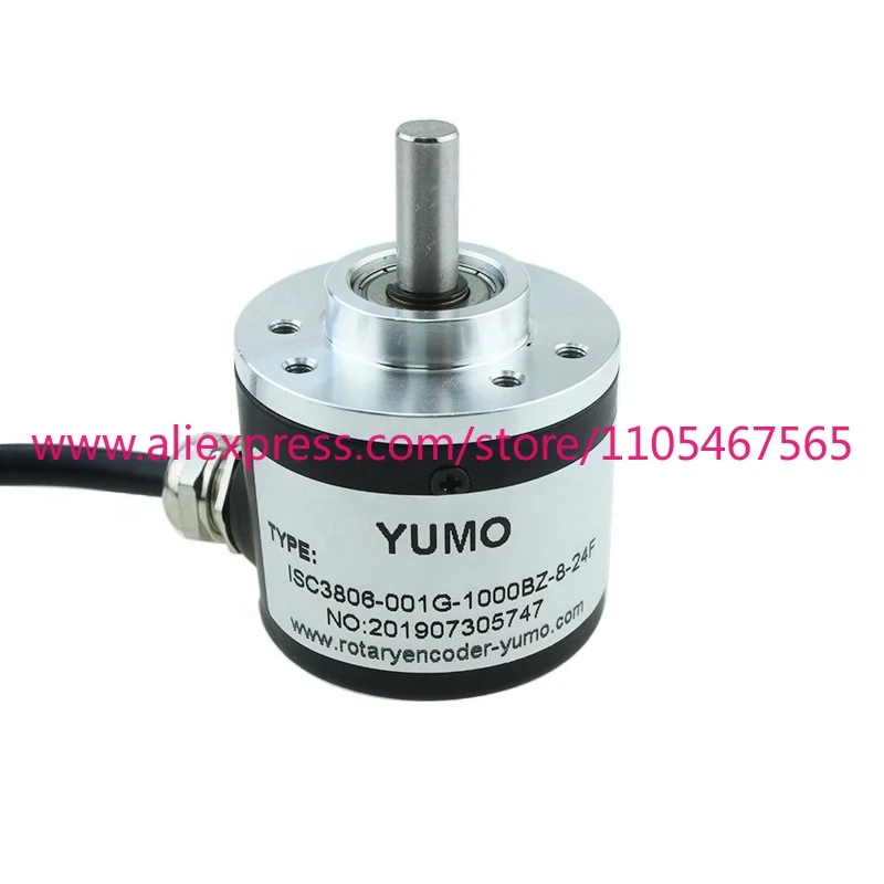 

YUMO ISC3806 1000ppr Push-pull output shaft incremental rotary encoder