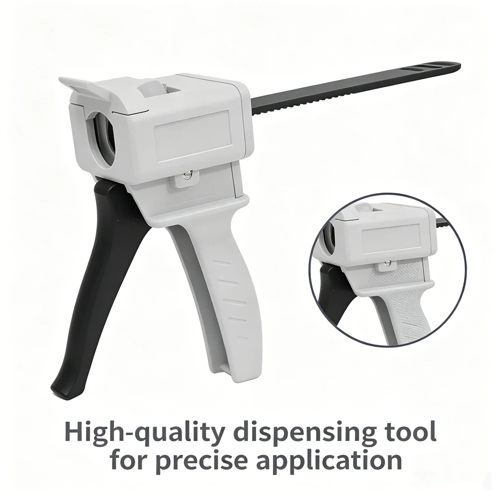 Single Rod Hand Push Adhesive Gun Portable Dispensing Tool For Phone Repair UV Glue Solder Paste Epoxy Resin Filling Jobs