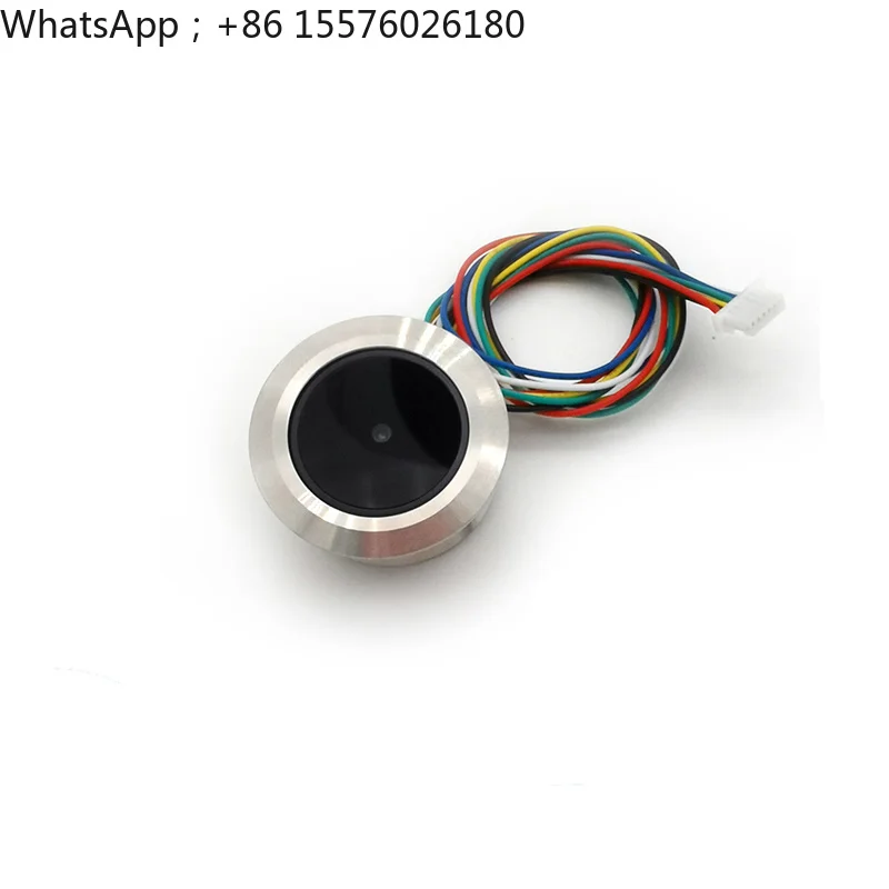 GM861 barcode QR code scanning module, stainless steel threaded shell, easy installation, color light prompt