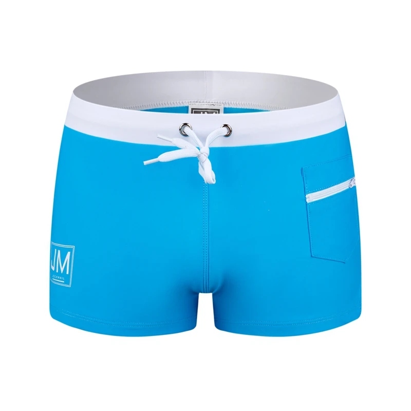 JOCKMAIL Herren Badehose Kurze Schwimmshorts Badeanzug Badeshorts Strandshorts mit Reißverschlusstasche Sommer