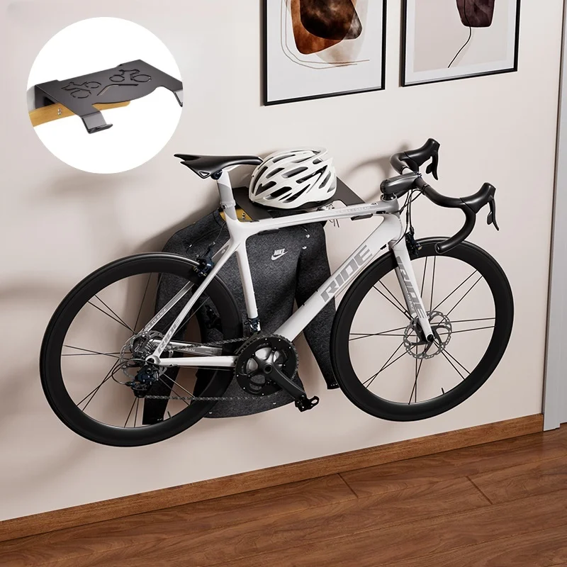

Крепление для велосипеда Горизонтальная настенная вешалка Регулируемая конструкция для дорожных гор и до 44 фунтов Прочное хранение велосипедов в помещении