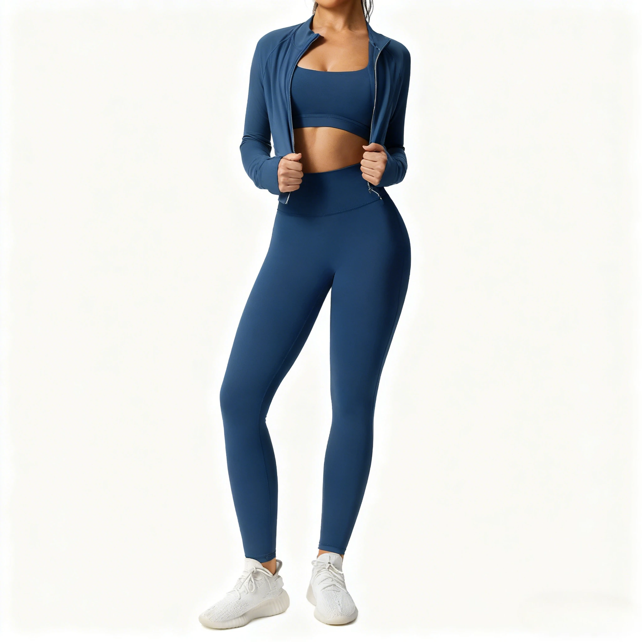 

Новый женский облегающий спортивный костюм Cloud – дышащий эластичный комплект для йоги, бега и фитнеса на открытом воздухе