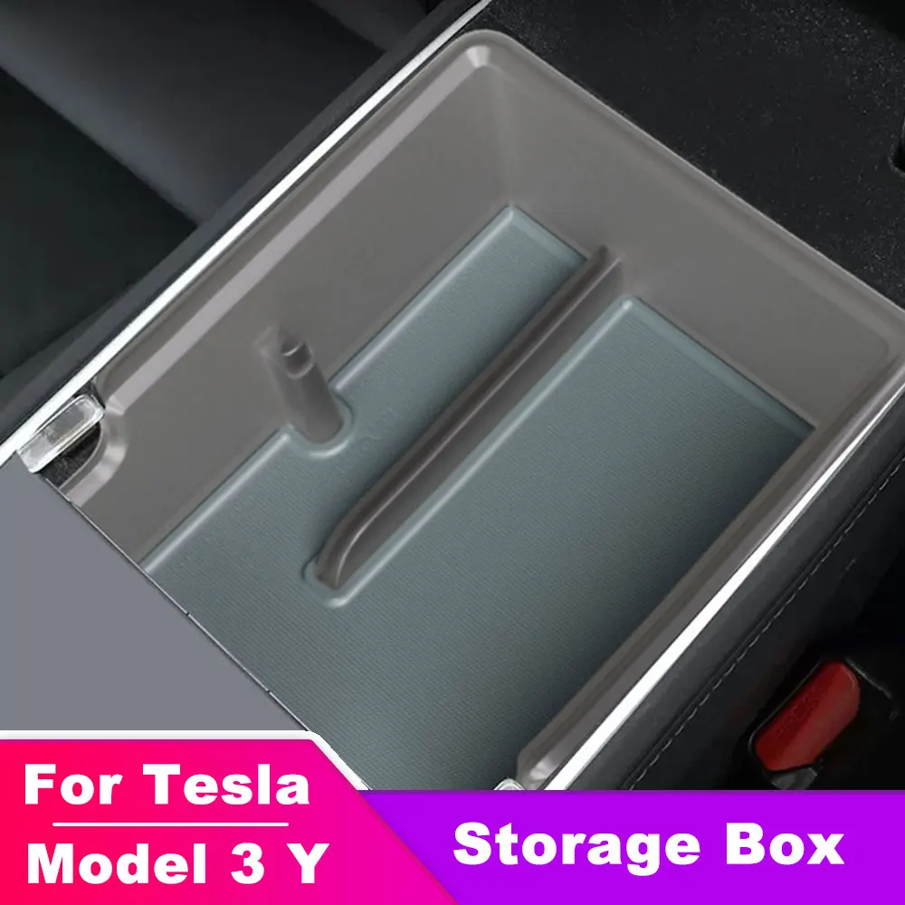 For Tesla Model 3/Y 2020-2023 Central Control Storage Box Interior Accessories Organizer
