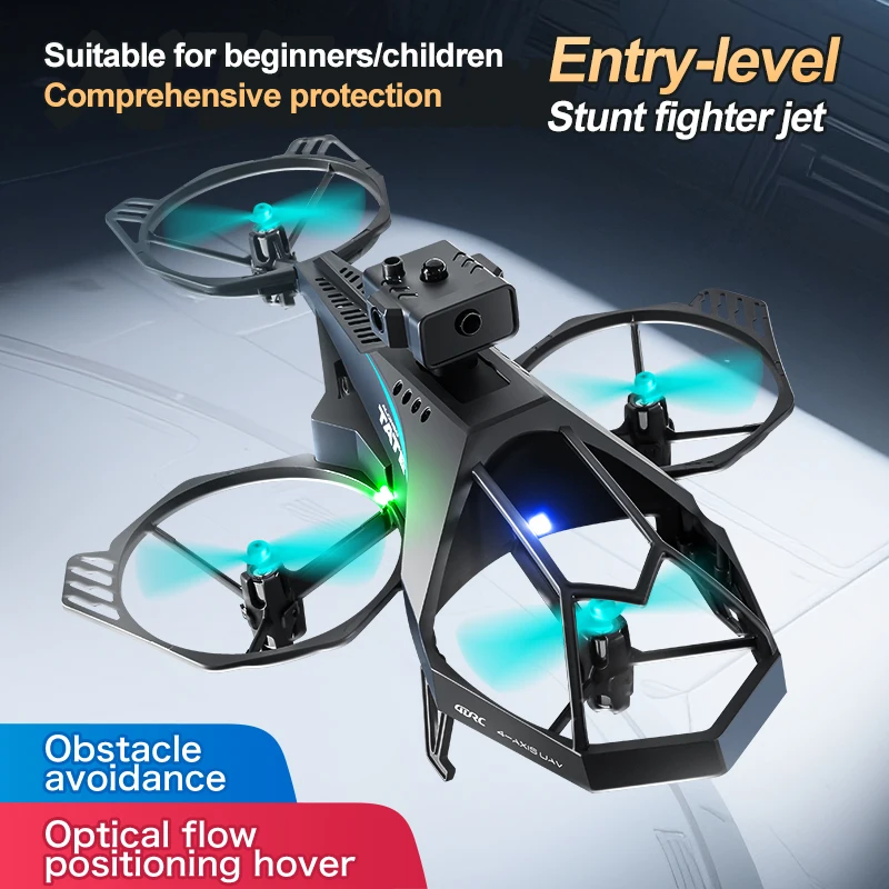 

Новый вертолет с дистанционным управлением V35 2.4G 360° ° Трюк, каска, удержание высоты, дрон, предотвращение препятствий, квадрокоптер, самолет, игрушки, подарки