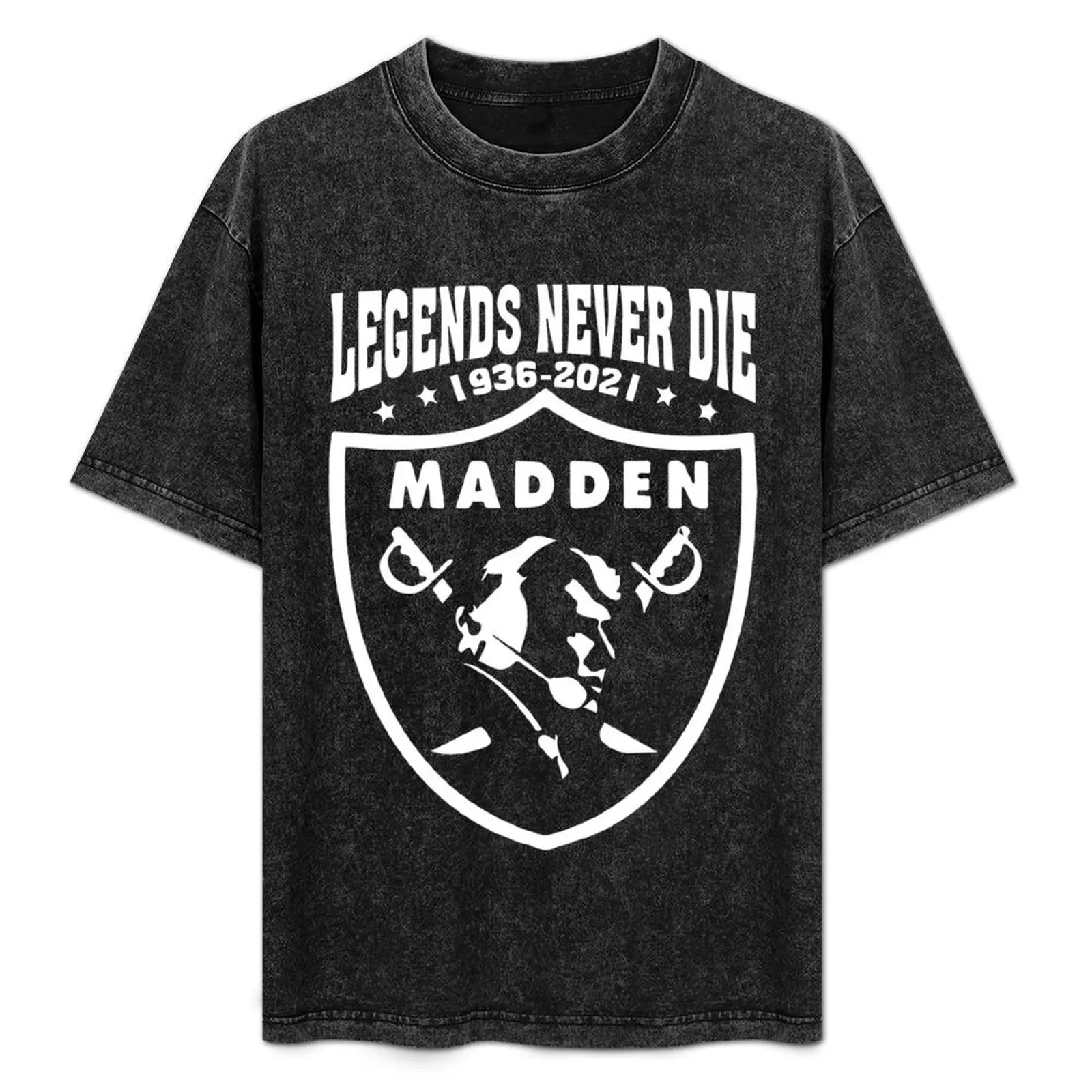 Vintage Style John Madden Never Die T-Shirt plus size tops for a boy boys whites luxury clothes men