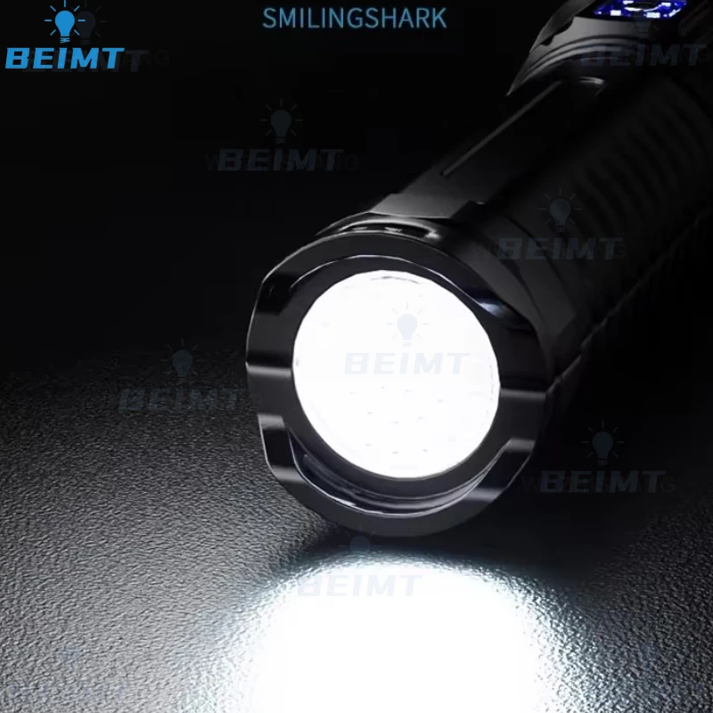 Imagem -06 - Lanternas Led com Bateria Embutida Luz de Flash de Emergência Laser Branco Mais Poderoso Tático 5km 15000mah 1000000lm