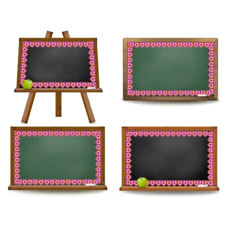Straight Bulletin Board Border Chalkboard Border Sticker Bulletin Border Trimmer D2RC