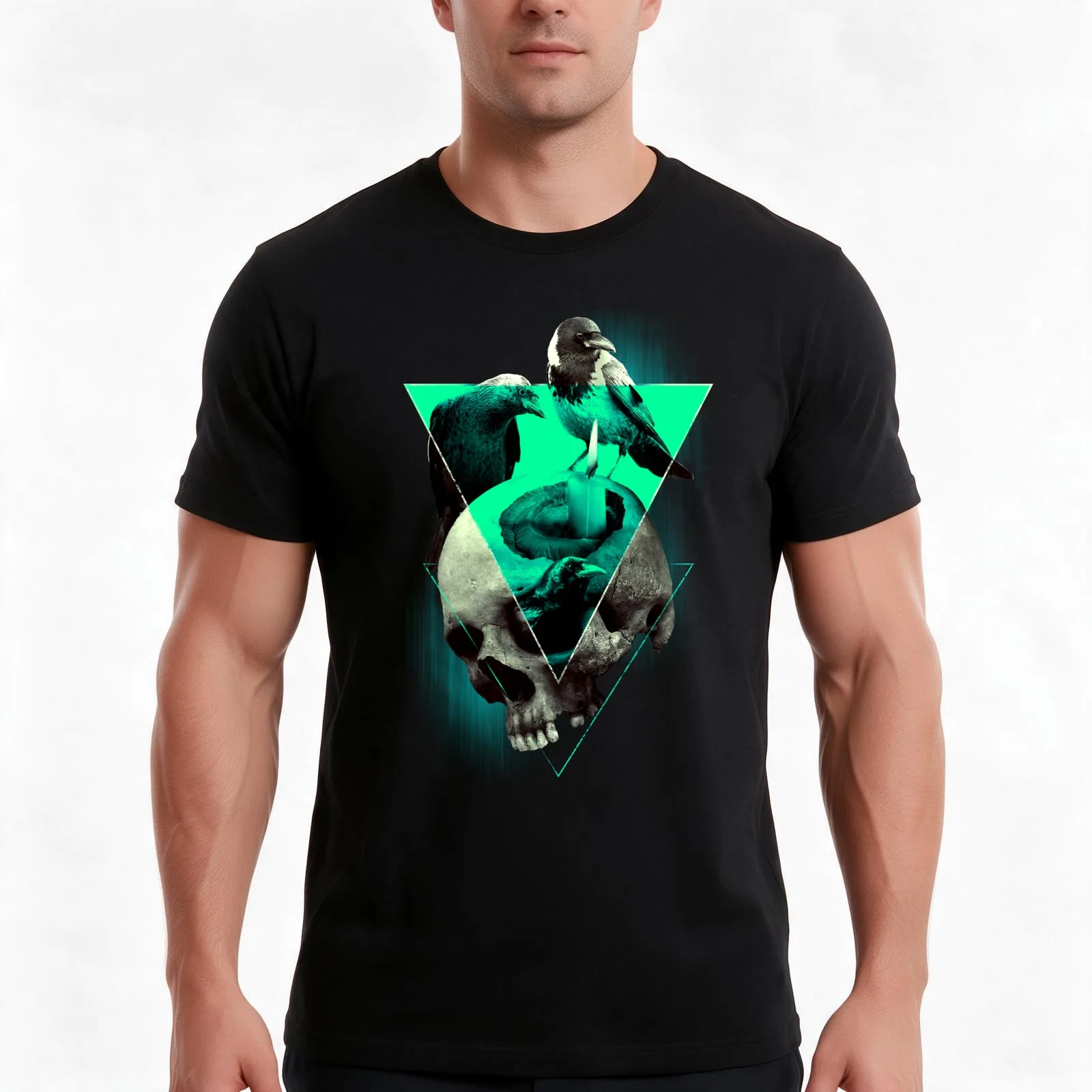 Eradication T-Shirt, Summer Casual Cotton Tee, Oversized Streetwear Tops, Vintage Graphic Print, Loose Fit Short Sleeve