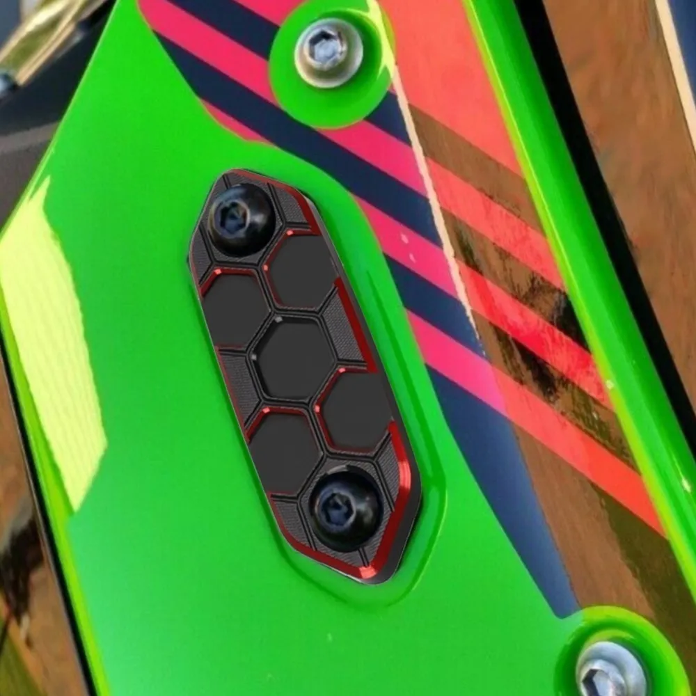 

Motorcycle Accessories For Kawasaki NINJA 300 400 500 650Ninja ZX6R ZX-4R ZX4RR Rear View Side Mirrors Bracket Hole Cap Clamp