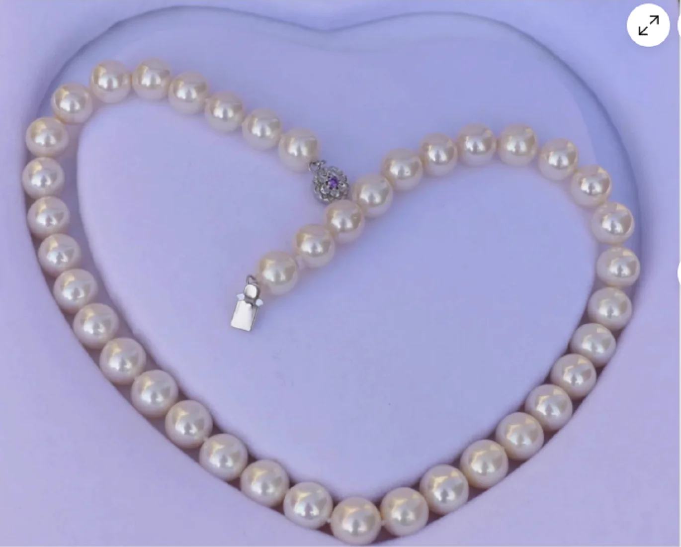 

Fine Jewelry 18” HUGE AAA 10-11MM SOUTH SEA WHITE NATURAL PEARL NECKLACE 925S