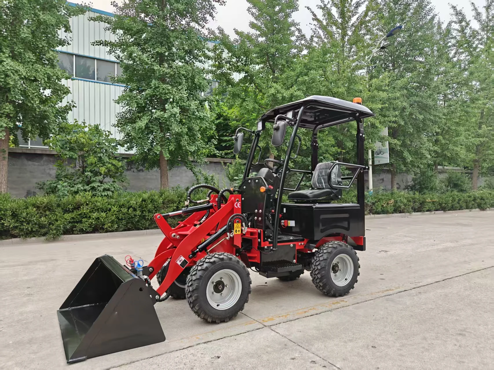 Wheel Loader Electric Mini Loader With Large Capacity Front Loader Free Shipping Backhoe Loader Battery Skid Steer Loader