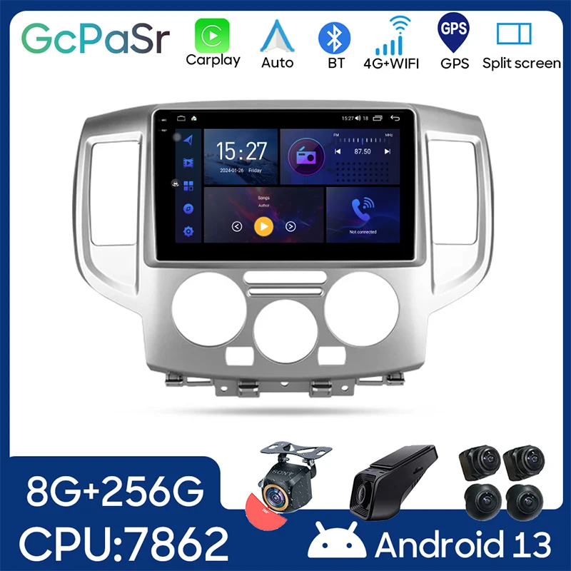 

Car Radio For Nissan NV200 M20 2009 - 2023 Android Auto Multimedia Player GPS Navigation Stereo Head Unit Carplay BT No 2din DVD