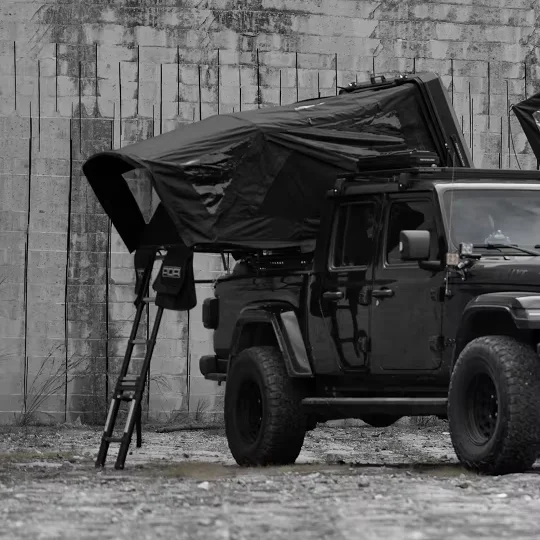 Large Space Super Light Weight Aluminum Hard Shell Side Open Roof Top Tent Waterproof And Anti UV Car Camping Tent