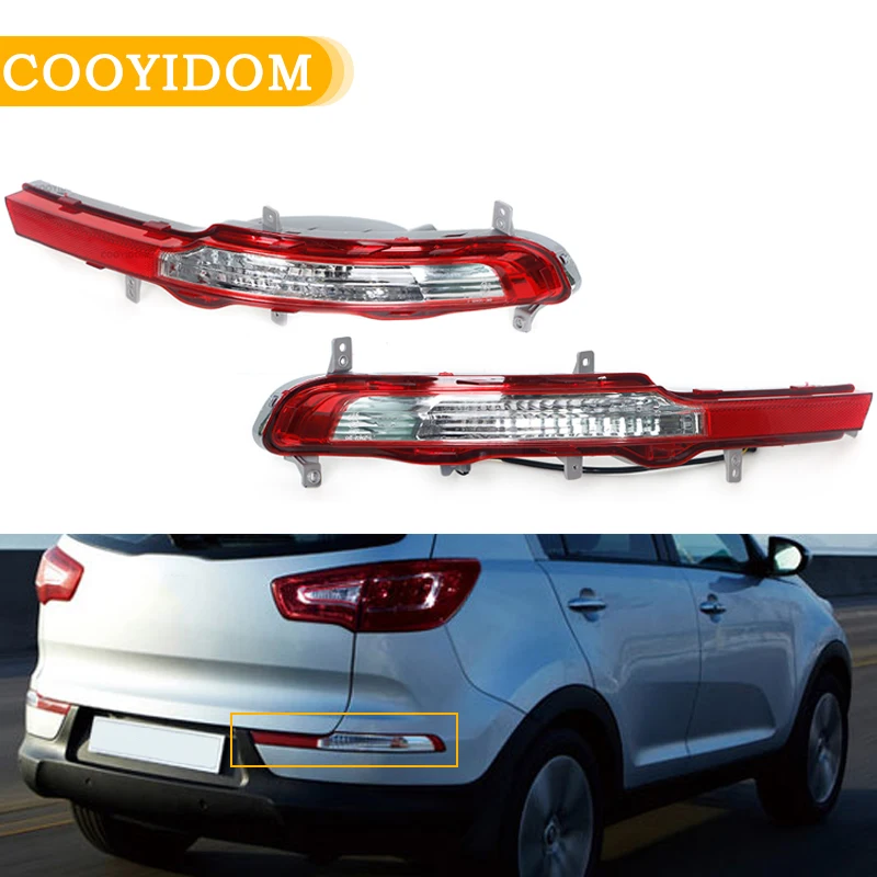 

Car Rear Reverse Brake Stop Lamp Turn Signal Indicator Taillights For KIA Sportage 2012-2016 92405-3W2 92406-3W2 USA Version