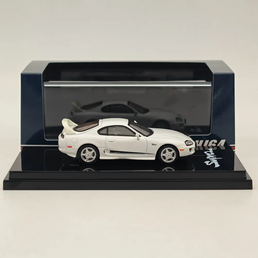 

Hobby Japan 1:64 For SUPRA RZ JZA80 GENUINE CUSTOMIZED VER with ActiveSpoiler White HJ643042W Diecast Models Car Collection Toys