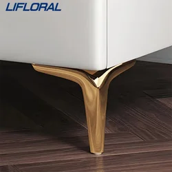 4pcs 12/15/18cm new style thickened hoe feet hardware furniture feet raised foot pads TV cabinet feet Coffee Table Legs sofa bed