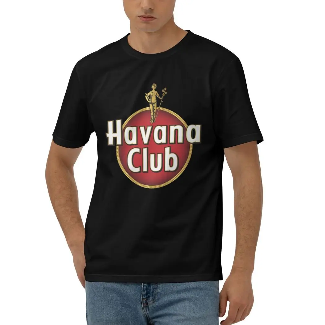 Casual Havana Club Mens T Shirts Fashion Short sleeve Crewneck Tee Shirts hort Sleeve T-Shirt