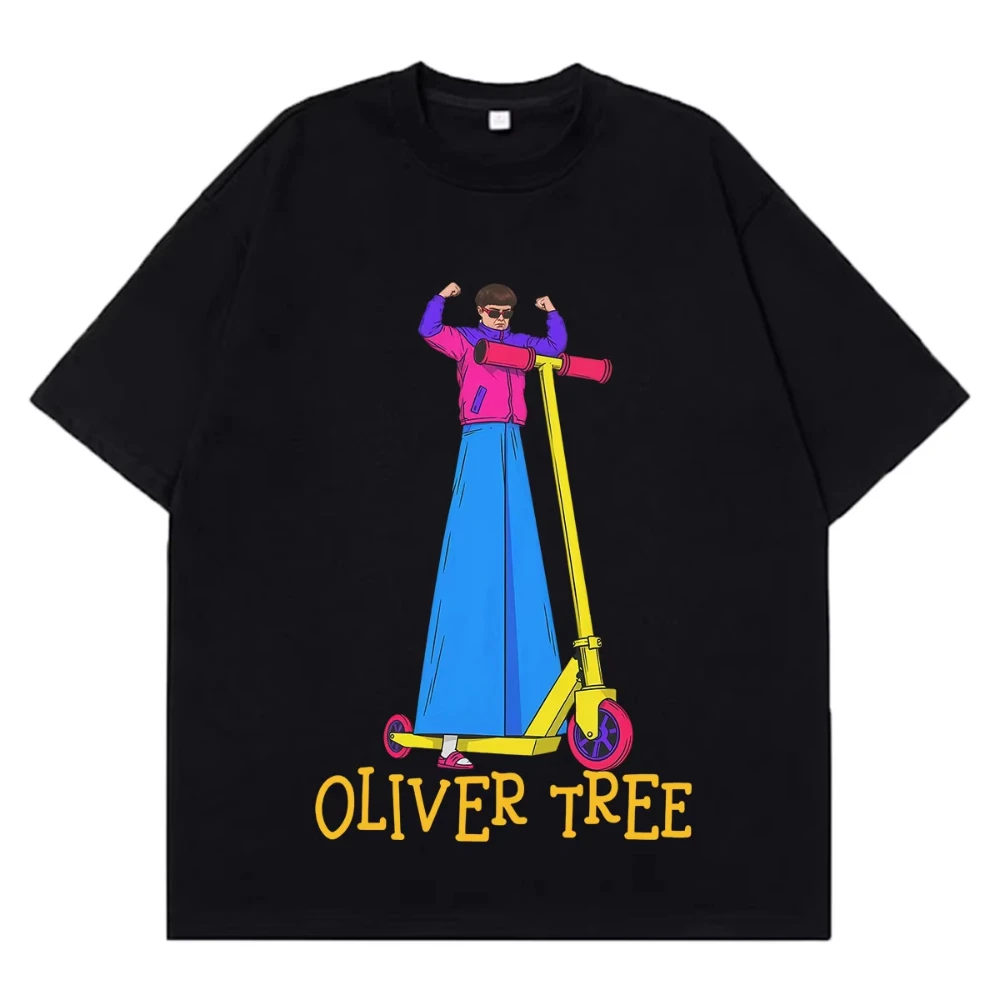 2026 Oliver Tree Fashion Graphic T-Shirts Men Women Hip-hop Short Sleeve T Shirts Summer Cotton Loose Hot selling leisure