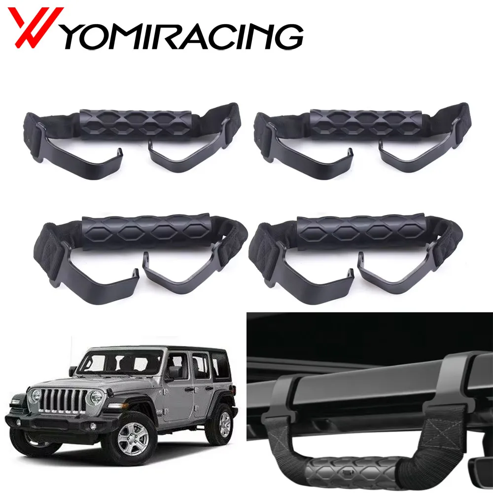 

Car Front Rear Door Roof Grab Handle Brd Accessories Armrests for Jeep Gladiator JT & Wrangler JL for Jeep Wrangler JL 2018-2022