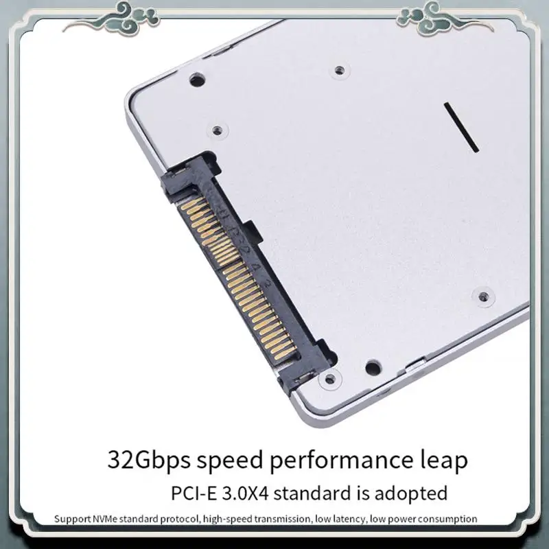 

Premium M.2 SSD To U.2 Adapter Card M.2 Nvme NGFF SSD To PCI-E U.2 SFF-8639 PC-E3.0X4 M2 Adapter Converter For 2230/2260/2280
