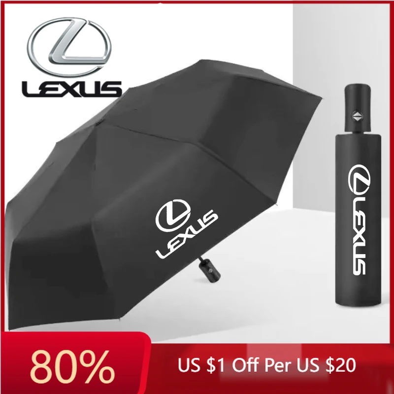 

2026 Hot Interior Stickers Fully Automatic Car Exclusive Umbrella UV Resistant Umbrellas For Lexus ES RX LS IS250 IS200 CT200h G
